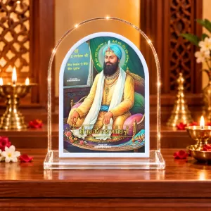 Guru Gobind Singh L Shape Acrylic Showpiece 3 X 3.5 Inch For Home, Office And Car (F176854) Guru Gobind Singh L Shape Acrylic Showpiece 3 X 3.5 Inch For Home, Office And Car (F176854)