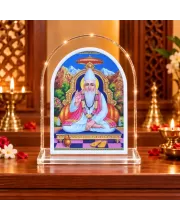 Sant Kabir Sadhu L Shape Acrylic Showpiece 3 X 3.5 Inch For Home, Office And Car (F176862)