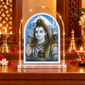 Lord Shiva L Shape Acrylic Showpiece 3 X 3.5 Inch For Home, Office And Car (F176866) Lord Shiva L Shape Acrylic Showpiece 3 X 3.5 Inch For Home, Office And Car (F176866)