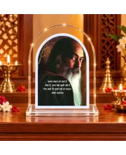 Oshoo Rajneesh L Shape Acrylic Showpiece 3 X 3.5 Inch For Home, Office And Car (F176875)