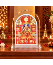 Astha Lakshmi L Shape Acrylic Showpiece 3 X 3.5 Inch For Home, Office And Car (F176901)