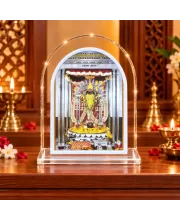 Dakhineswar Maa Kaali L Shape Acrylic Showpiece 3 X 3.5 Inch For Home, Office And Car (F176905)