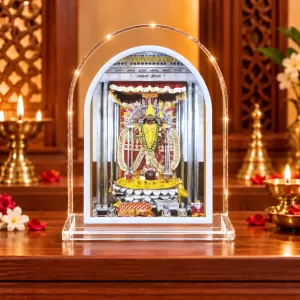 Dakhineswar Maa Kaali L Shape Acrylic Showpiece 3 X 3.5 Inch For Home, Office And Car (F176905) Dakhineswar Maa Kaali L Shape Acrylic Showpiece 3 X 3.5 Inch For Home, Office And Car (F176905)