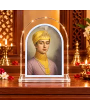Indian Prince L Shape Acrylic Showpiece 3 X 3.5 Inch For Home, Office And Car (F176909)