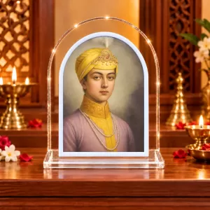 Indian Prince L Shape Acrylic Showpiece 3 X 3.5 Inch For Home, Office And Car (F176909) Indian Prince L Shape Acrylic Showpiece 3 X 3.5 Inch For Home, Office And Car (F176909)
