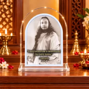 Paramahansa Yogananda L Shape Acrylic Showpiece 3 X 3.5 Inch For Home, Office And Car (F176918) Paramahansa Yogananda L Shape Acrylic Showpiece 3 X 3.5 Inch For Home, Office And Car (F176918)