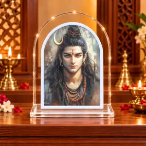 Lord Shiva L Shape Acrylic Showpiece 3 X 3.5 Inch For Home, Office And Car (F176920) Lord Shiva L Shape Acrylic Showpiece 3 X 3.5 Inch For Home, Office And Car (F176920)