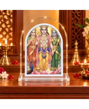 Lord Murugan L Shape Acrylic Showpiece 3 X 3.5 Inch For Home, Office And Car (F176922)
