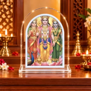 Lord Murugan L Shape Acrylic Showpiece 3 X 3.5 Inch For Home, Office And Car (F176922) Lord Murugan L Shape Acrylic Showpiece 3 X 3.5 Inch For Home, Office And Car (F176922)