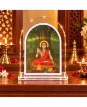 Guru Gorakhnath L Shape Acrylic Showpiece 3 X 3.5 Inch For Home, Office And Car (F176924)