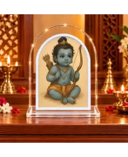 Lord Rama L Shape Acrylic Showpiece 3 X 3.5 Inch For Home, Office And Car (F176925)