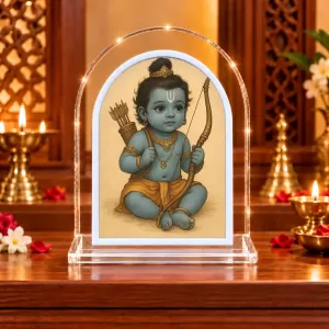 Lord Rama L Shape Acrylic Showpiece 3 X 3.5 Inch For Home, Office And Car (F176925) Lord Rama L Shape Acrylic Showpiece 3 X 3.5 Inch For Home, Office And Car (F176925)
