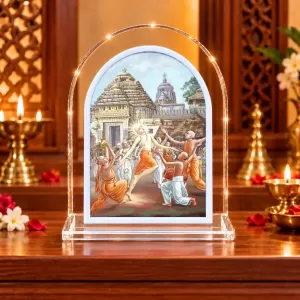 Lord Chaitannya Mahapravu L Shape Acrylic Showpiece 3 X 3.5 Inch For Home, Office And Car (F176938) Lord Chaitannya Mahapravu L Shape Acrylic Showpiece 3 X 3.5 Inch For Home, Office And Car (F176938)