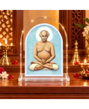 Lahiri Mahashay L Shape Acrylic Showpiece 3 X 3.5 Inch For Home, Office And Car (F176945)