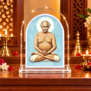 Lahiri Mahashay L Shape Acrylic Showpiece 3 X 3.5 Inch For Home, Office And Car (F176945) Lahiri Mahashay L Shape Acrylic Showpiece 3 X 3.5 Inch For Home, Office And Car (F176945)