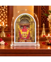 Mahakali Mandir L Shape Acrylic Showpiece 3 X 3.5 Inch For Home, Office And Car (F176946)