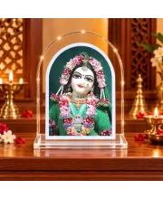 Radharani L Shape Acrylic Showpiece 3 X 3.5 Inch For Home, Office And Car (F176947)