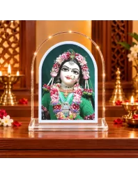 Radharani L Shape Acrylic Showpiece 3 X 3.5 Inch For Home, Office And Car (F176947)