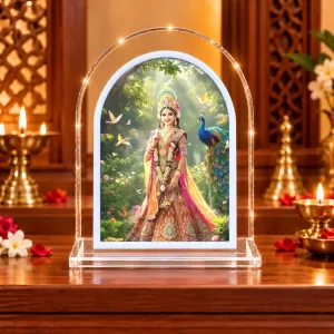 Radha Raani L Shape Acrylic Showpiece 3 X 3.5 Inch For Home, Office And Car (F176949) Radha Raani L Shape Acrylic Showpiece 3 X 3.5 Inch For Home, Office And Car (F176949)