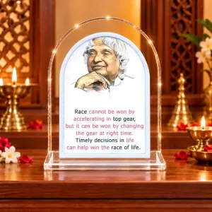 A. P. J. Abdul Kalam L Shape Acrylic Showpiece 3 X 3.5 Inch For Home, Office And Car (F176958) A. P. J. Abdul Kalam L Shape Acrylic Showpiece 3 X 3.5 Inch For Home, Office And Car (F176958)