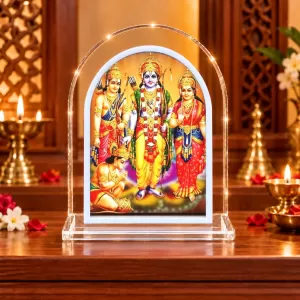 Lord Shree Ram L Shape Acrylic Showpiece 3 X 3.5 Inch For Home, Office And Car (F176965) Lord Shree Ram L Shape Acrylic Showpiece 3 X 3.5 Inch For Home, Office And Car (F176965)
