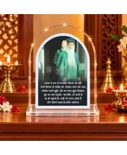 Oshoo L Shape Acrylic Showpiece 3 X 3.5 Inch For Home, Office And Car (F176974)
