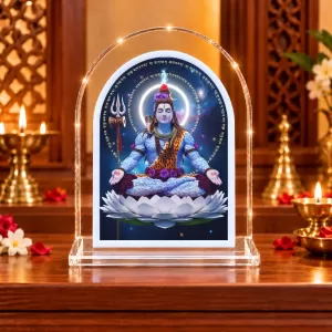 Lord Shiva L Shape Acrylic Showpiece 3 X 3.5 Inch For Home, Office And Car (F176977) Lord Shiva L Shape Acrylic Showpiece 3 X 3.5 Inch For Home, Office And Car (F176977)