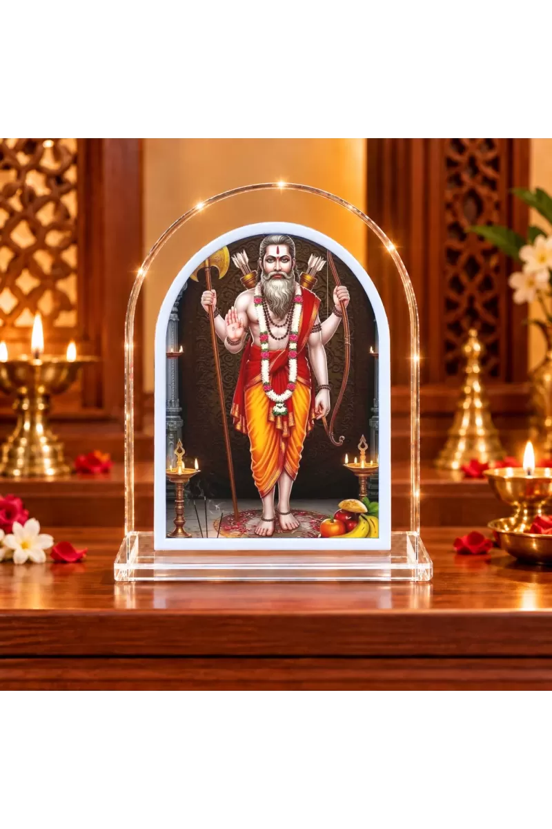 Parashuram L Shape Acrylic Showpiece 3 X 3.5 Inch For Home, Office And Car (F176979)