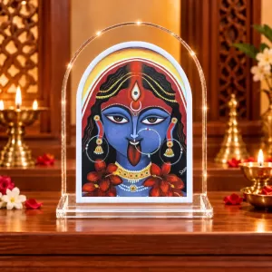 Goddess Kali L Shape Acrylic Showpiece 3 X 3.5 Inch For Home, Office And Car (F176980) Goddess Kali L Shape Acrylic Showpiece 3 X 3.5 Inch For Home, Office And Car (F176980)