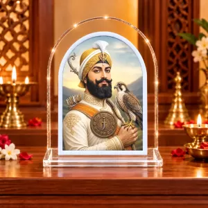 Guru Gobind Sing L Shape Acrylic Showpiece 3 X 3.5 Inch For Home, Office And Car (F176983) Guru Gobind Sing L Shape Acrylic Showpiece 3 X 3.5 Inch For Home, Office And Car (F176983)