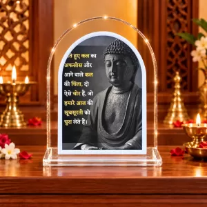 Buddha L Shape Acrylic Showpiece 3 X 3.5 Inch For Home, Office And Car (F176989) Buddha L Shape Acrylic Showpiece 3 X 3.5 Inch For Home, Office And Car (F176989)