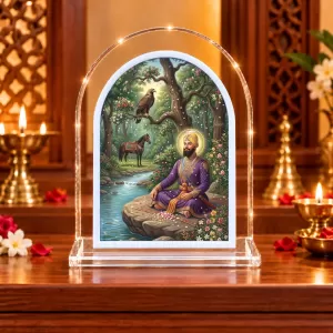 Guru Gobind Sing L Shape Acrylic Showpiece 3 X 3.5 Inch For Home, Office And Car (F176990) Guru Gobind Sing L Shape Acrylic Showpiece 3 X 3.5 Inch For Home, Office And Car (F176990)