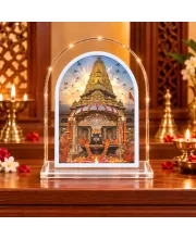 Lord Shiva L Shape Acrylic Showpiece 3 X 3.5 Inch For Home, Office And Car (F176991)