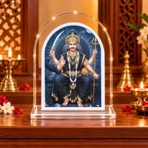 Lord Shani Dev L Shape Acrylic Showpiece 3 X 3.5 Inch For Home, Office And Car (F176993) Lord Shani Dev L Shape Acrylic Showpiece 3 X 3.5 Inch For Home, Office And Car (F176993)