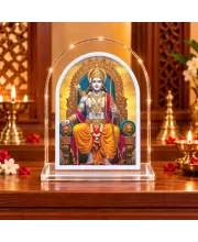 Lord Rama L Shape Acrylic Showpiece 3 X 3.5 Inch For Home, Office And Car (F176994)