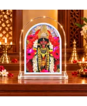 Goddess Kali L Shape Acrylic Showpiece 3 X 3.5 Inch For Home, Office And Car (F176997)