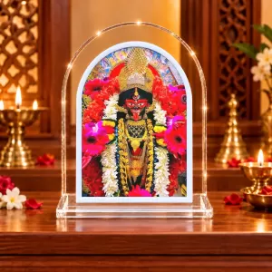 Goddess Kali L Shape Acrylic Showpiece 3 X 3.5 Inch For Home, Office And Car (F176997) Goddess Kali L Shape Acrylic Showpiece 3 X 3.5 Inch For Home, Office And Car (F176997)