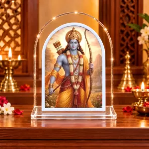 Lord Rama L Shape Acrylic Showpiece 3 X 3.5 Inch For Home, Office And Car (F177000) Lord Rama L Shape Acrylic Showpiece 3 X 3.5 Inch For Home, Office And Car (F177000)
