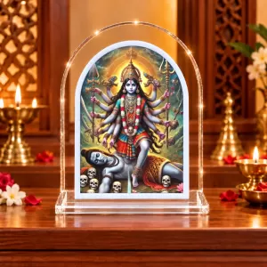 Maa Kaali L Shape Acrylic Showpiece 3 X 3.5 Inch For Home, Office And Car (F177004) Maa Kaali L Shape Acrylic Showpiece 3 X 3.5 Inch For Home, Office And Car (F177004)