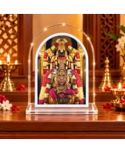Lord Venkatswar L Shape Acrylic Showpiece 3 X 3.5 Inch For Home, Office And Car (F177006)