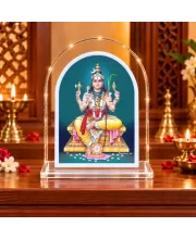 Lord Kameshwar L Shape Acrylic Showpiece 3 X 3.5 Inch For Home, Office And Car (F177009)
