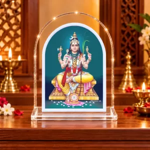 Lord Kameshwar L Shape Acrylic Showpiece 3 X 3.5 Inch For Home, Office And Car (F177009)
