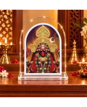 Goddess Kali L Shape Acrylic Showpiece 3 X 3.5 Inch For Home, Office And Car (F177011)