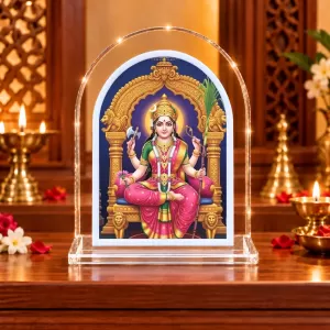 Lalita Tripura Sundari L Shape Acrylic Showpiece 3 X 3.5 Inch For Home, Office And Car (F177012) Lalita Tripura Sundari L Shape Acrylic Showpiece 3 X 3.5 Inch For Home, Office And Car (F177012)