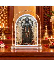 Lord Shani Dev L Shape Acrylic Showpiece 3 X 3.5 Inch For Home, Office And Car (F177014)
