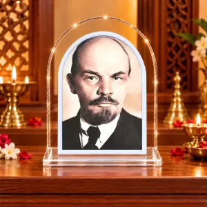 Vladimir Lenin L Shape Acrylic Showpiece 3 X 3.5 Inch For Home, Office And Car (F177016) Vladimir Lenin L Shape Acrylic Showpiece 3 X 3.5 Inch For Home, Office And Car (F177016)