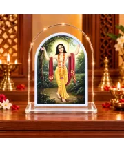 Lord Chaitannya L Shape Acrylic Showpiece 3 X 3.5 Inch For Home, Office And Car (F177018)