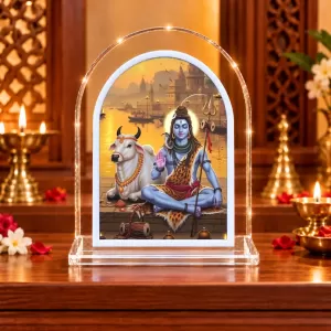 Lord Shiva L Shape Acrylic Showpiece 3 X 3.5 Inch For Home, Office And Car (F177028) Lord Shiva L Shape Acrylic Showpiece 3 X 3.5 Inch For Home, Office And Car (F177028)