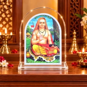 Adi Guru Shankaracharya L Shape Acrylic Showpiece 3 X 3.5 Inch For Home, Office And Car (F177030) Adi Guru Shankaracharya L Shape Acrylic Showpiece 3 X 3.5 Inch For Home, Office And Car (F177030)