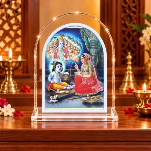 Lord Krishna L Shape Acrylic Showpiece 3 X 3.5 Inch For Home, Office And Car (F177038) Lord Krishna L Shape Acrylic Showpiece 3 X 3.5 Inch For Home, Office And Car (F177038)